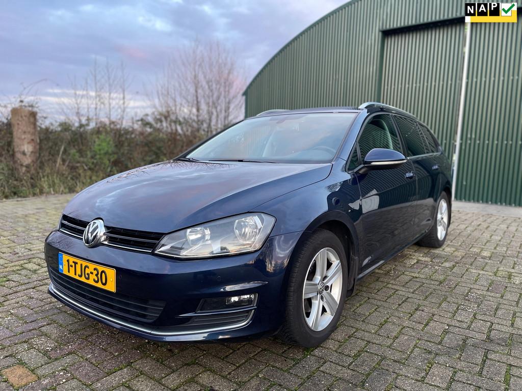 Volkswagen Golf Variant 1.2 TSI Highline 2e Eig/ Dealer ondh, Auto's, Voorwielaandrijving, Euro 5, Gebruikt, Zwart