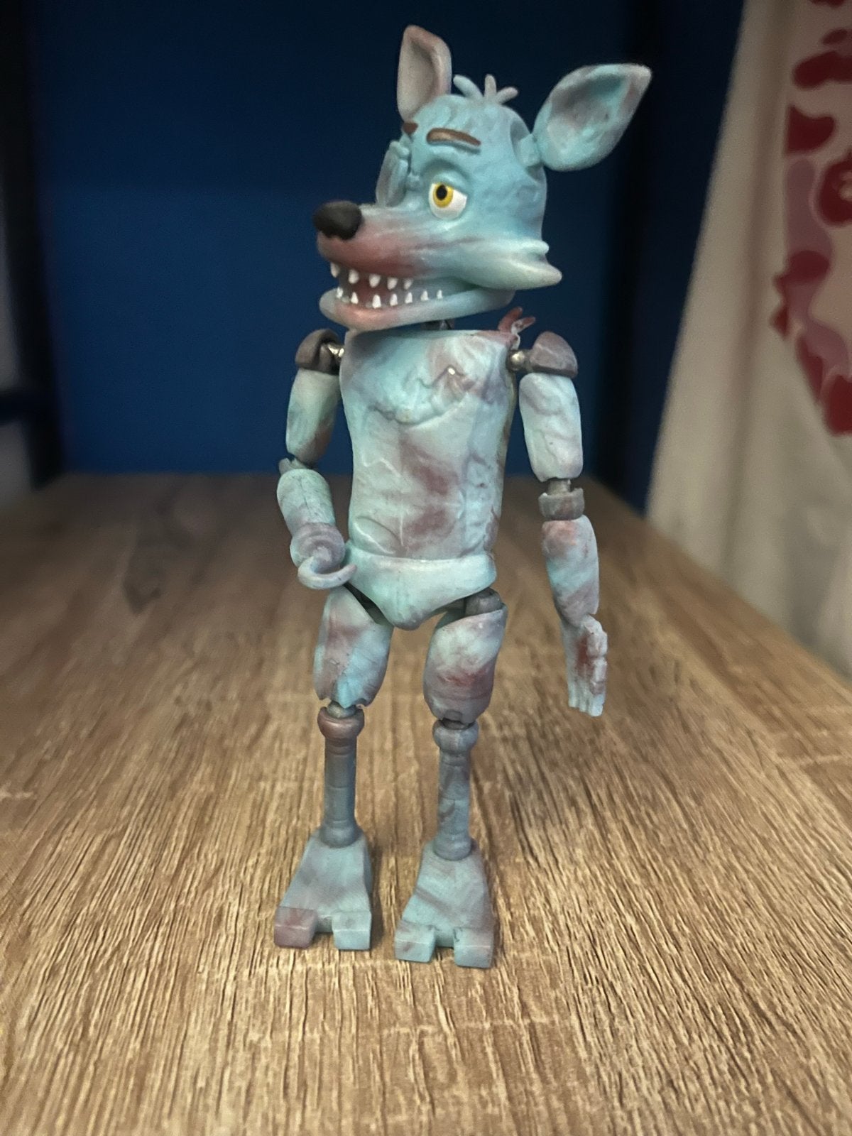 FNAF  tie-dye Foxy actiefiguur - Zo goed als nieuw, Ophalen of Verzenden, Zo goed als nieuw