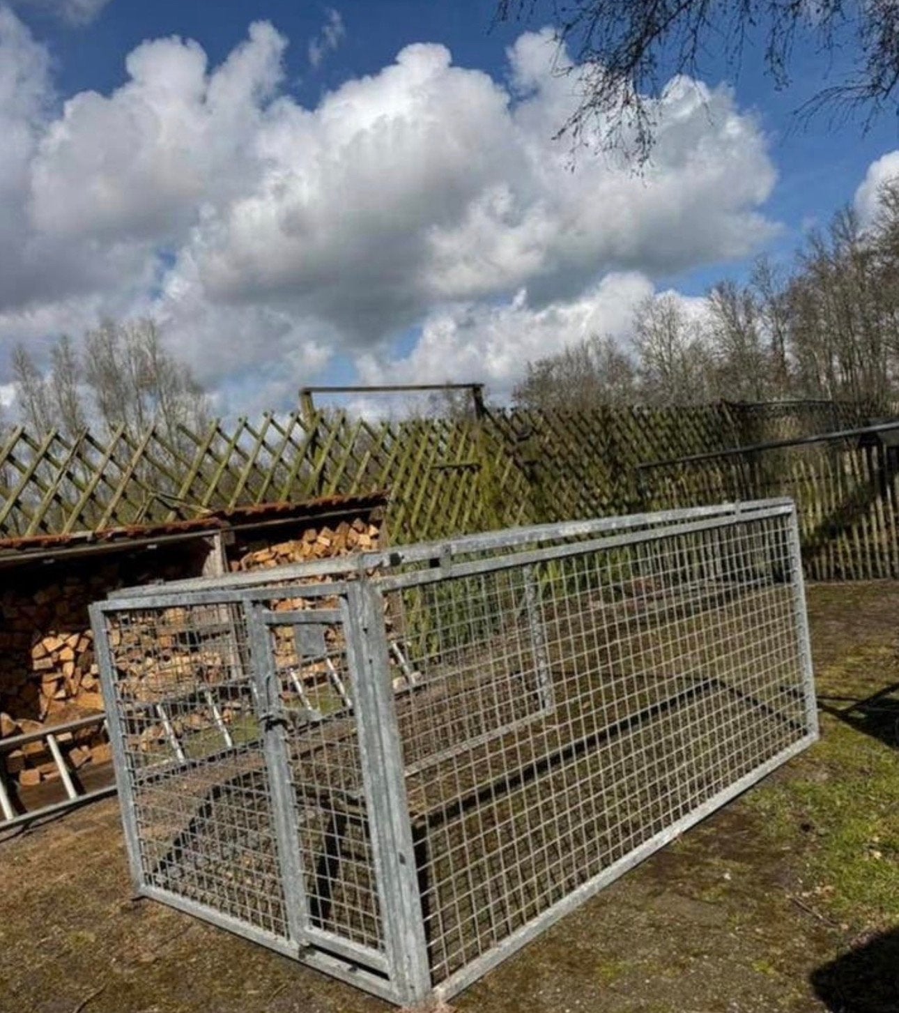 Gegalvaniseerd solide zware bench, Ophalen, Gebruikt