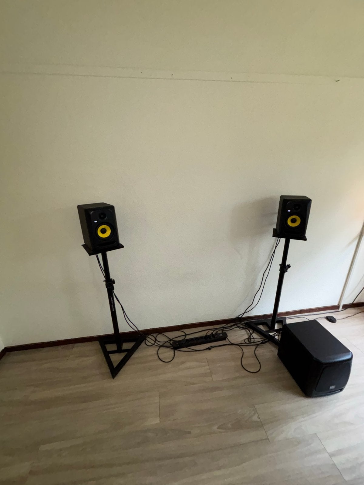 KRK Classic 5 Studiomonitoren met KRK 8S Subwoofer, Audio, Tv en Foto, Luidsprekers, Zo goed als nieuw, KRK, Ophalen, 150 watt of meer