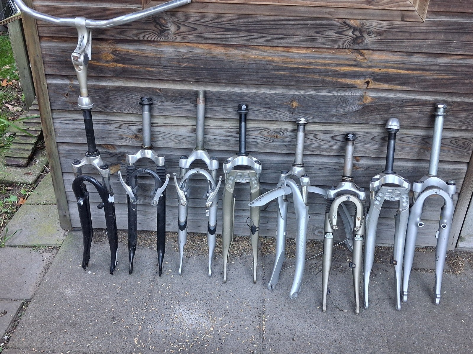 diverse voorvorken 28 inch., Ophalen, Gebruikt, Aluminium