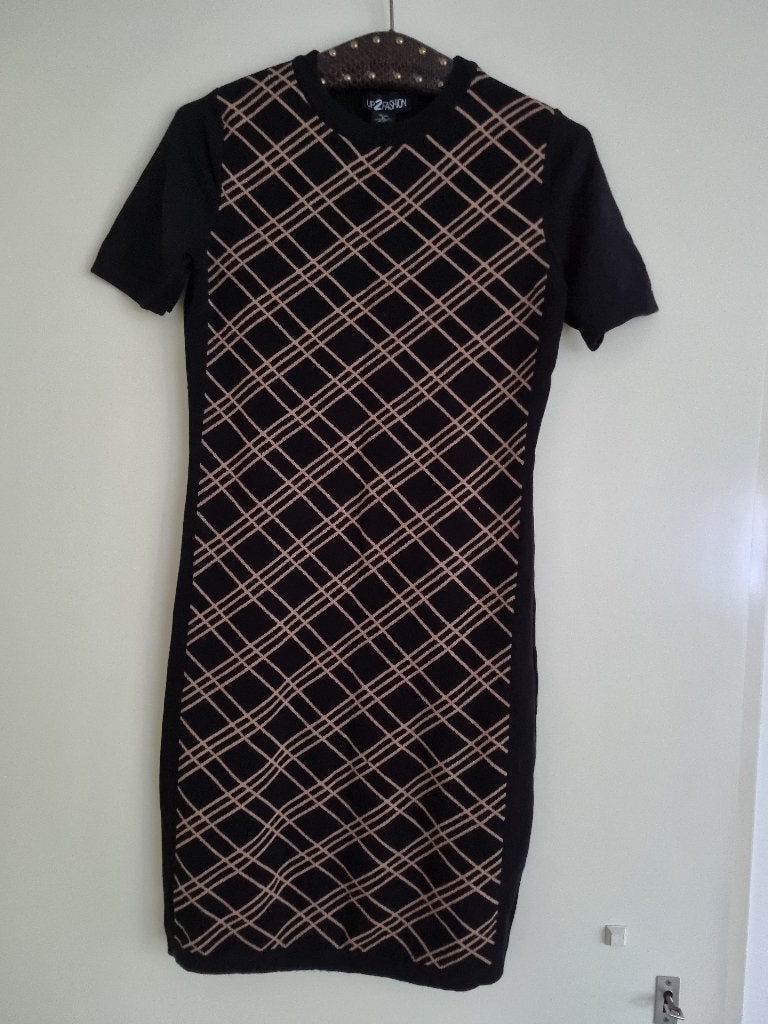 Geruite jurk -- maat S / M -- Up2Fashion (nieuw!), Up2Fashion, Meerkleurig, Nieuw, Ophalen of Verzenden