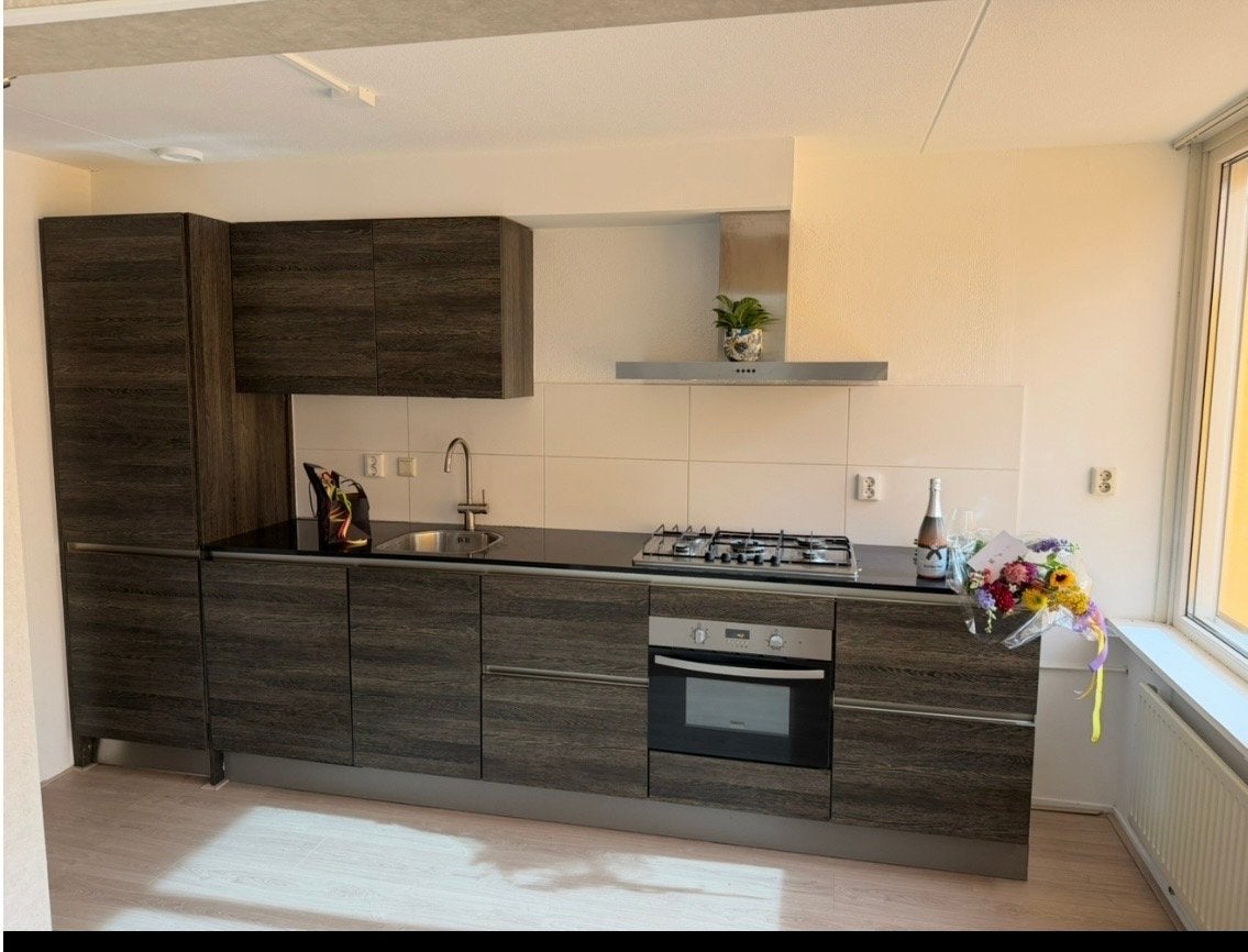 Brugman keuken met apparatuur, Huis en Inrichting, Keuken | Complete keukens, Ophalen, Gebruikt, Overige materialen, Bruin