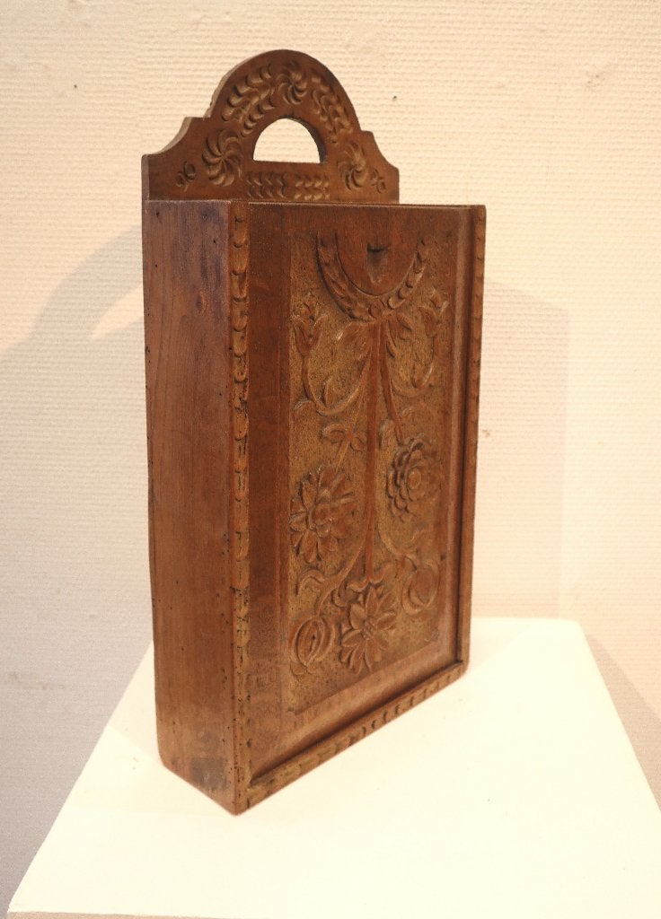 Antieke houten schooltas, Ophalen of Verzenden