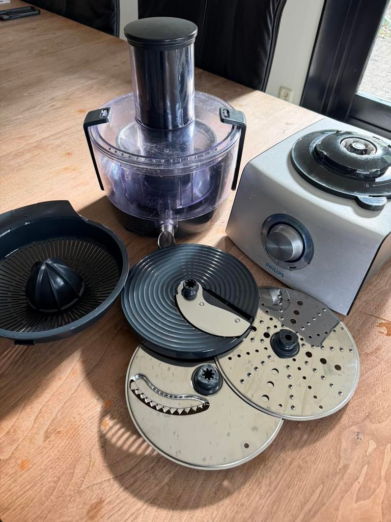 Onderdelen - keukenmachine Philips Hr 7775, Ophalen of Verzenden, Vaatwasserbestendig, 3 snelheden of meer