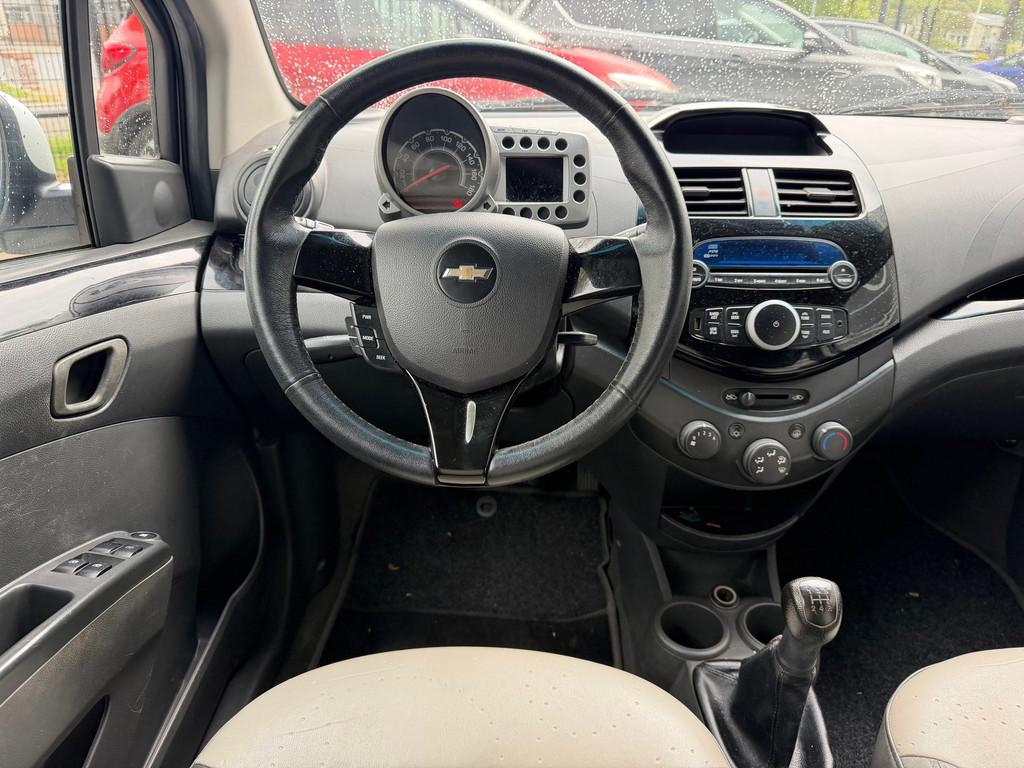 Chevrolet Spark 1.0 68PK LPG 16V LS Bi-Fuel Airco,Leder,Isof, Auto's, Voorwielaandrijving, Euro 5, Parkeersensor, 4 cilinders