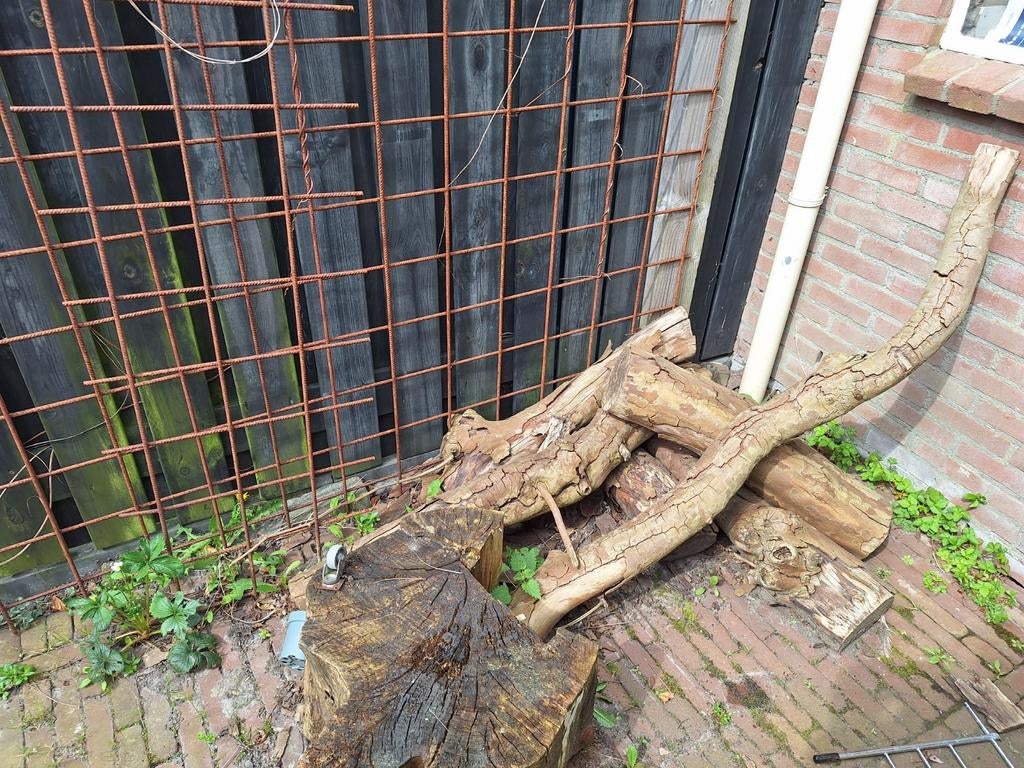 Beetje brandhout, Tuin en Terras, Haardhout, Minder dan 3 m³, Ophalen of Verzenden