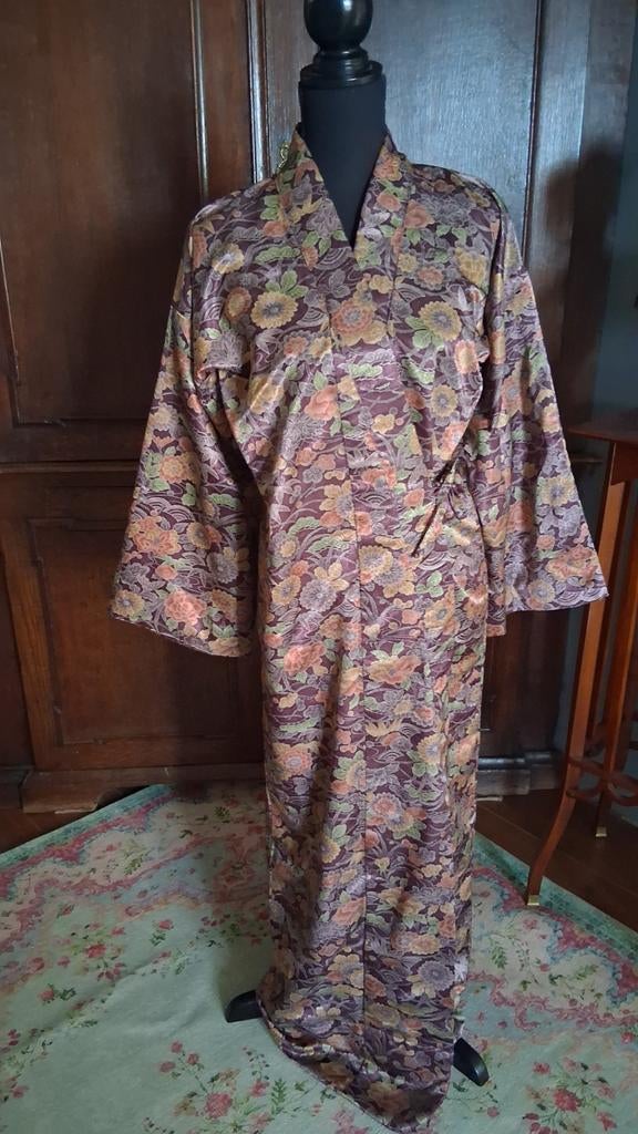 Super mooie zijde lange kimono, Ophalen of Verzenden, Zo goed als nieuw