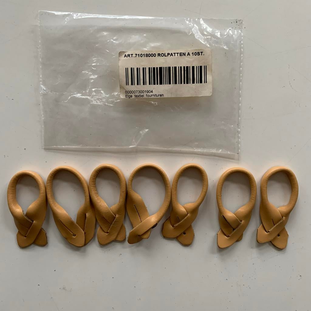 3 leren pads voor kinderbretels, leertjes voor bretels, Ophalen of Verzenden, Nieuw