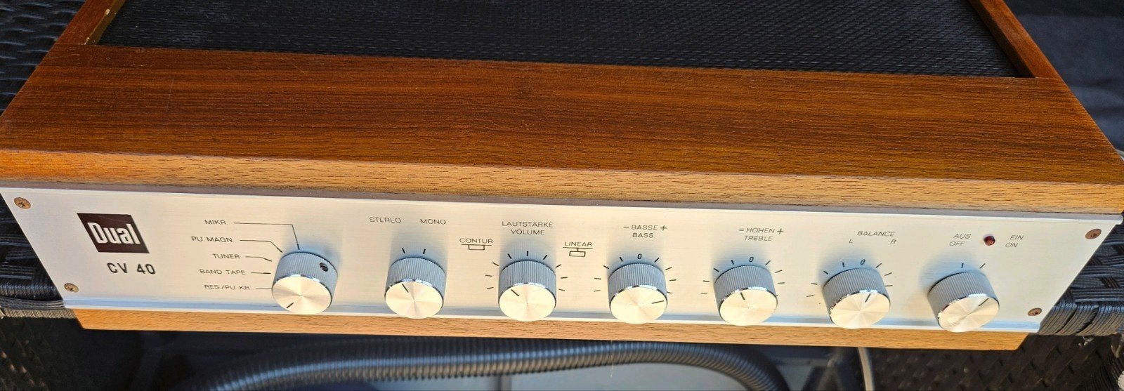 Dual CV 40 Versterker - Vintage Audio, Overige merken, Gebruikt, Ophalen of Verzenden, Minder dan 60 watt
