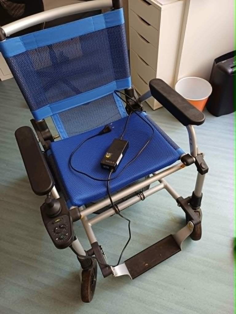 Bijna niet gebruikte Split Rider, Diversen, Rolstoelen, Zo goed als nieuw, Elektrische rolstoel, Inklapbaar, Ophalen