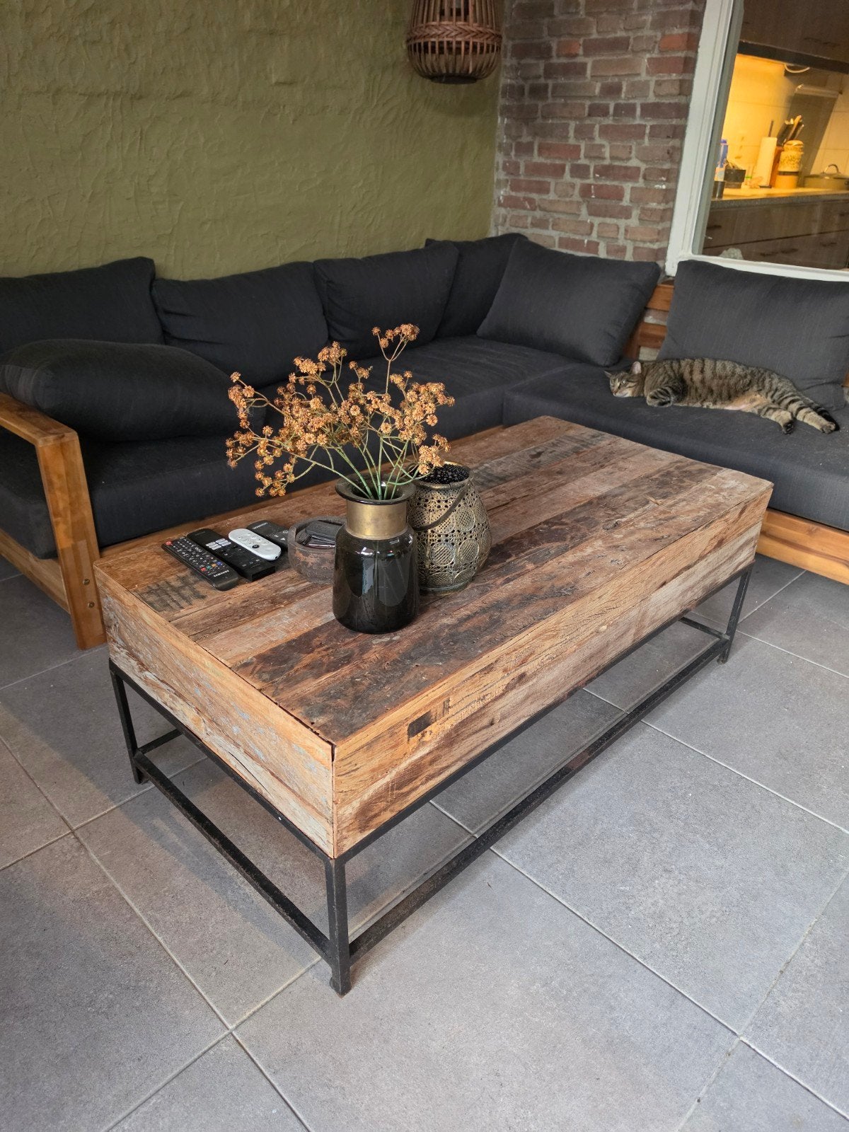 Salontafel 120L x 60B x 46H cm, Ophalen, Rechthoekig, 100 tot 150 cm, 50 tot 100 cm