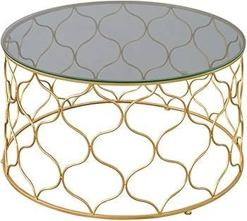 Madam Stoltz salontafel, Ophalen, Rechthoekig, Glas, 50 tot 100 cm