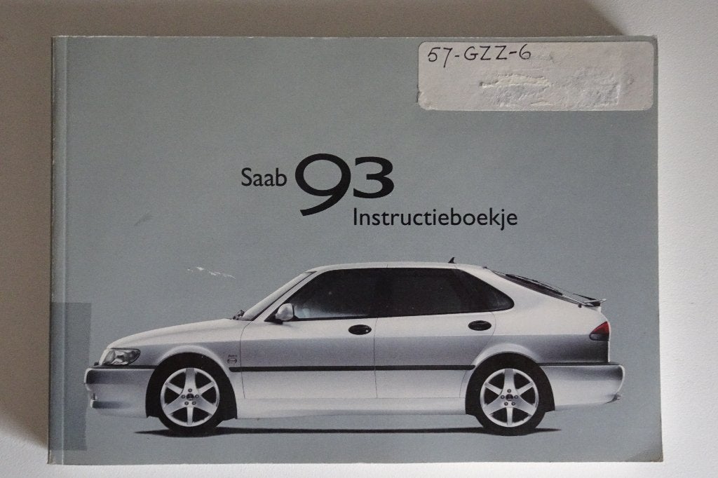 Saab 93 Instructieboekje - Handleiding NL, Boeken, Gelezen, Ophalen of Verzenden, Overige merken, Saab