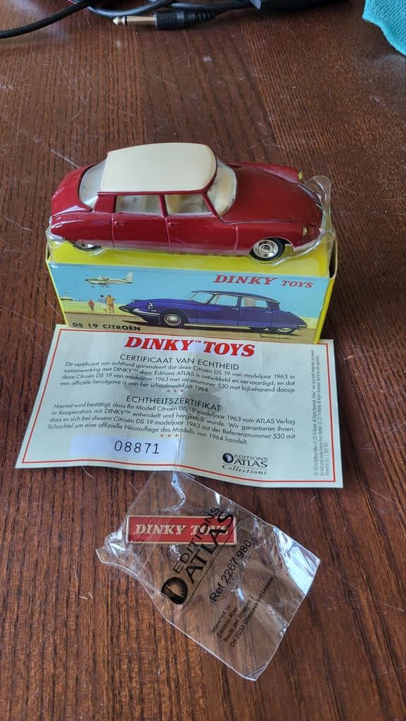 Dinky Toys DS 19 Citroën modelauto, Ophalen of Verzenden, 1:50 of kleiner, Auto, Tamiya