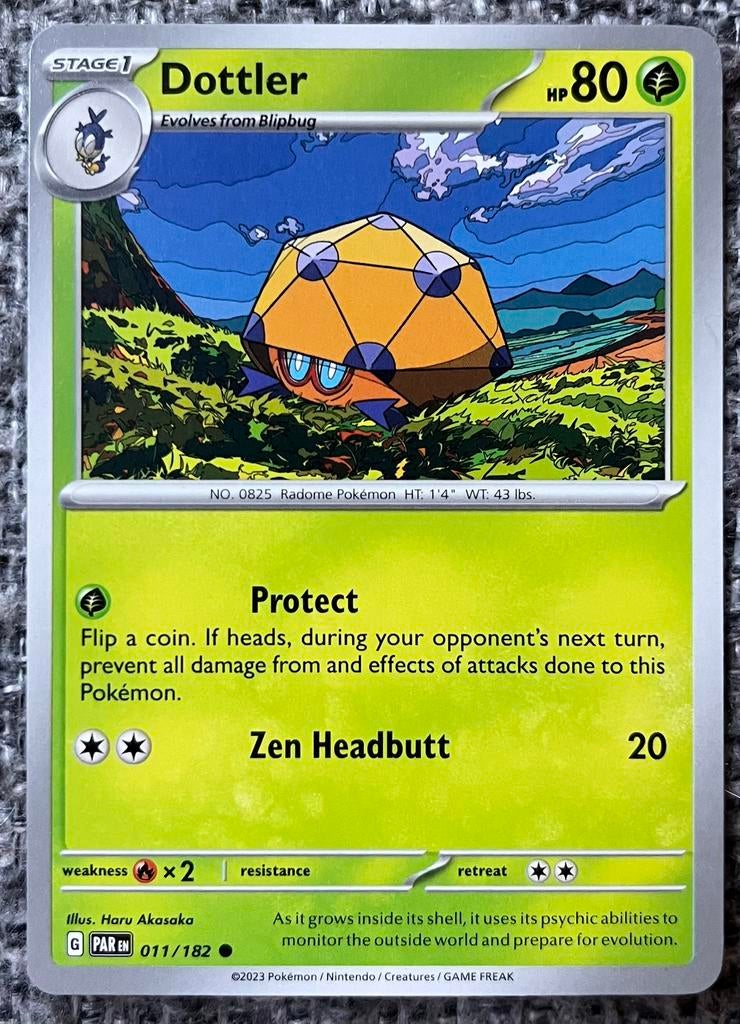 Pokémonkaart van Dottler (825) • Paradox Rift (011/182), Verzenden, Nieuw, Losse kaart