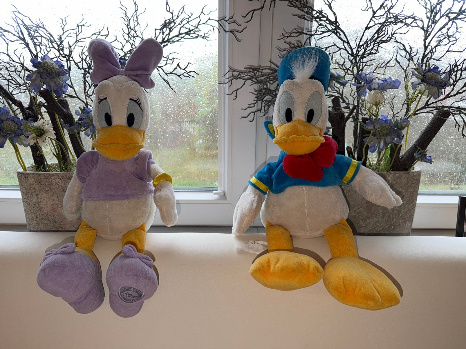Disney store Knuffels Donald Duck & Katrien Duck, Ophalen of Verzenden, Eend