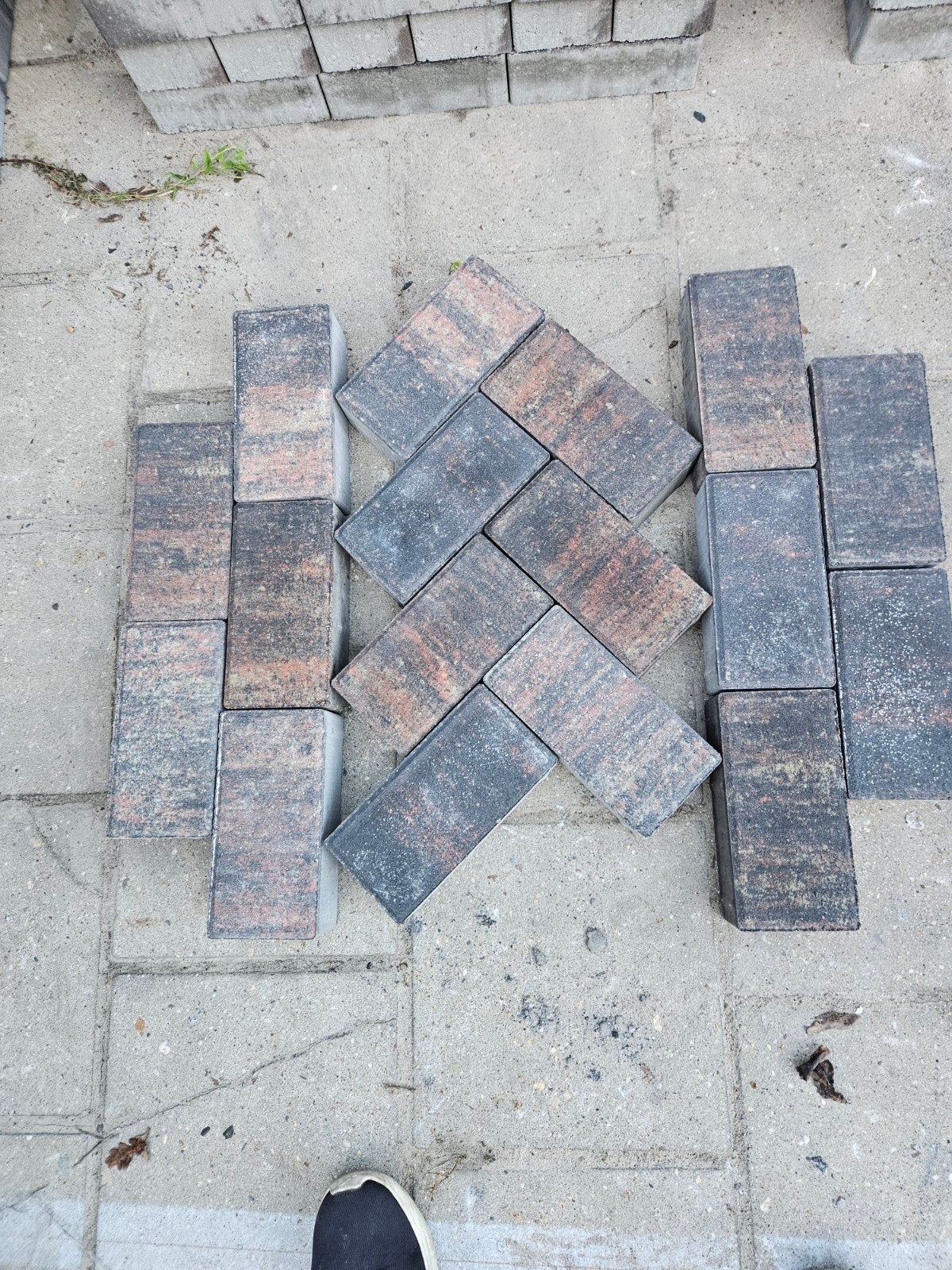 betonklinker 7cm sallands bont, Ophalen of Verzenden, Nieuw, Beton, Klinkers