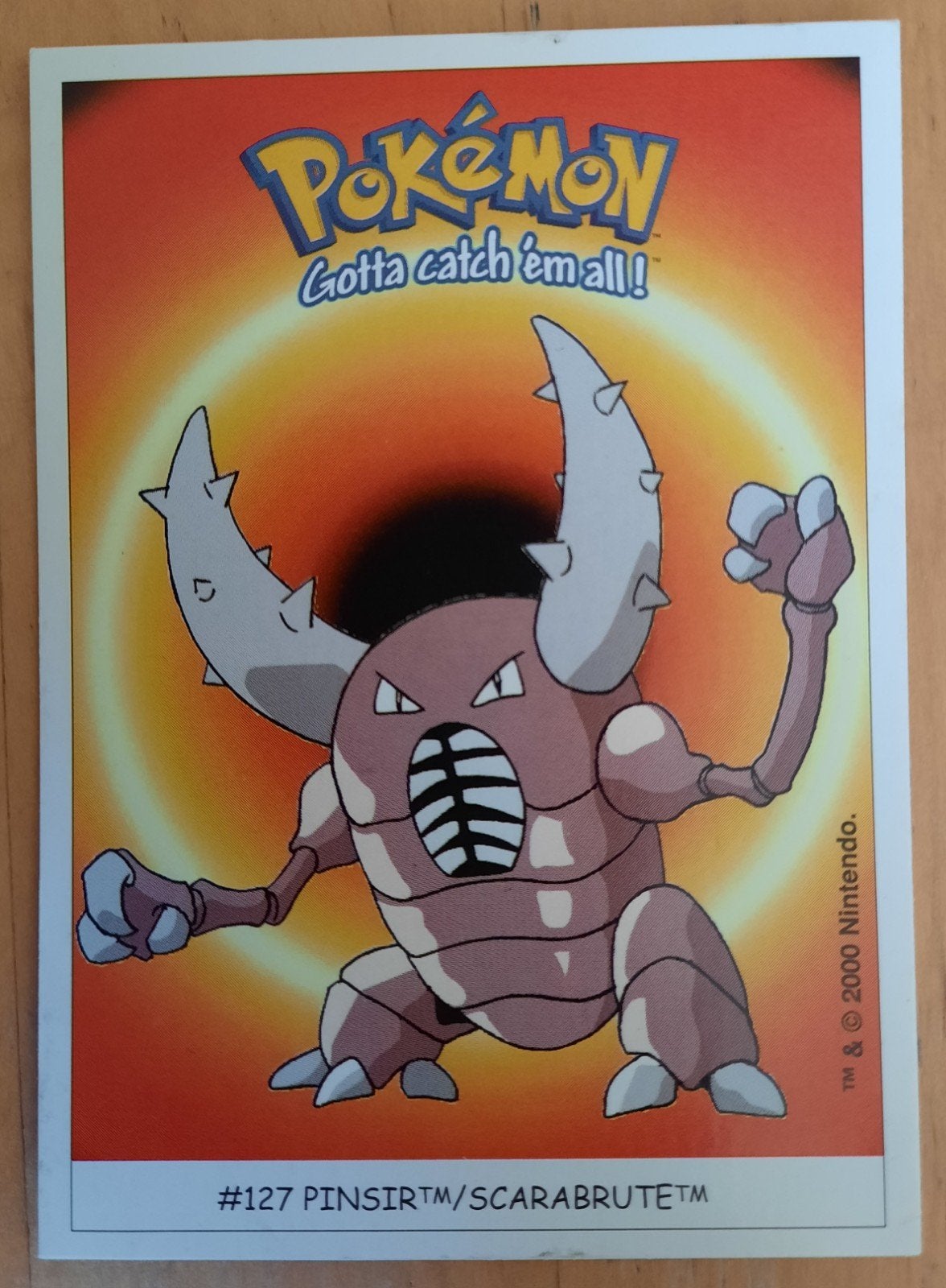 Pinsir Pokémon plaatje (#127) van Dunkin Boomer, Ophalen of Verzenden, Nieuw