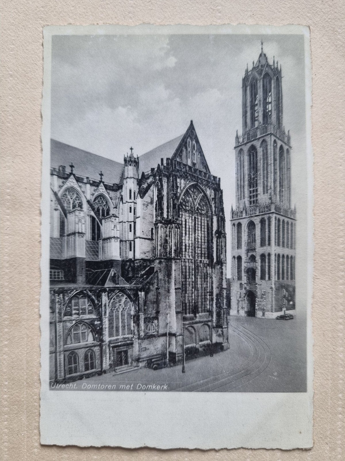 Utrecht: Domtoren met Domkerk, Ophalen of Verzenden, 1920 tot 1940