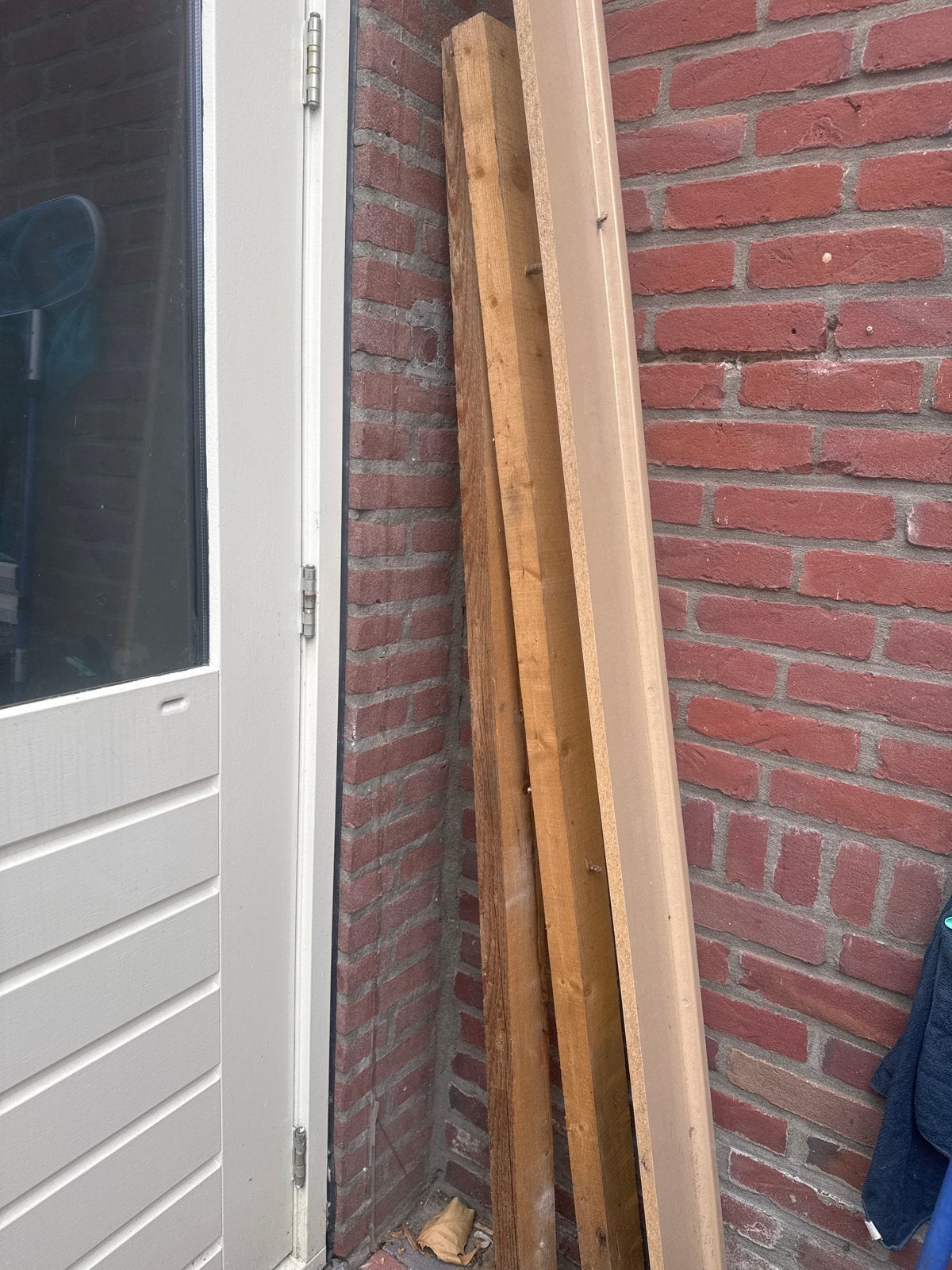 Diverse houten planken, Doe-het-zelf en Verbouw, Ophalen, Gebruikt, Balk, Overige houtsoorten