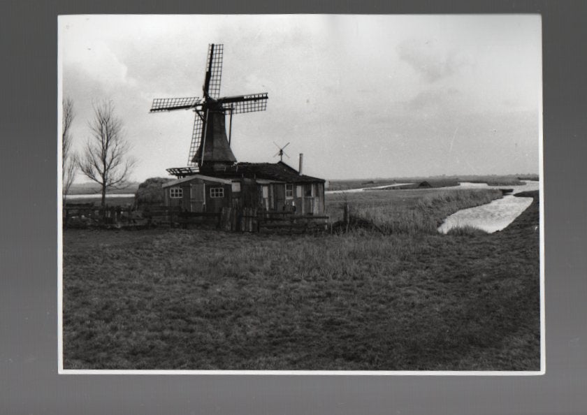 Zaandam Oostzijderveld ? Kleine Molen originele Foto, Ophalen of Verzenden, 1920 tot 1940, Ongelopen, Noord-Holland