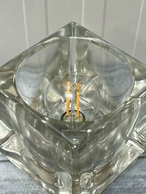 Peill & Putzler TA14 tafellamp Ice Cube vintage jaren 70, Gebruikt, Overige merken, Vintage, .