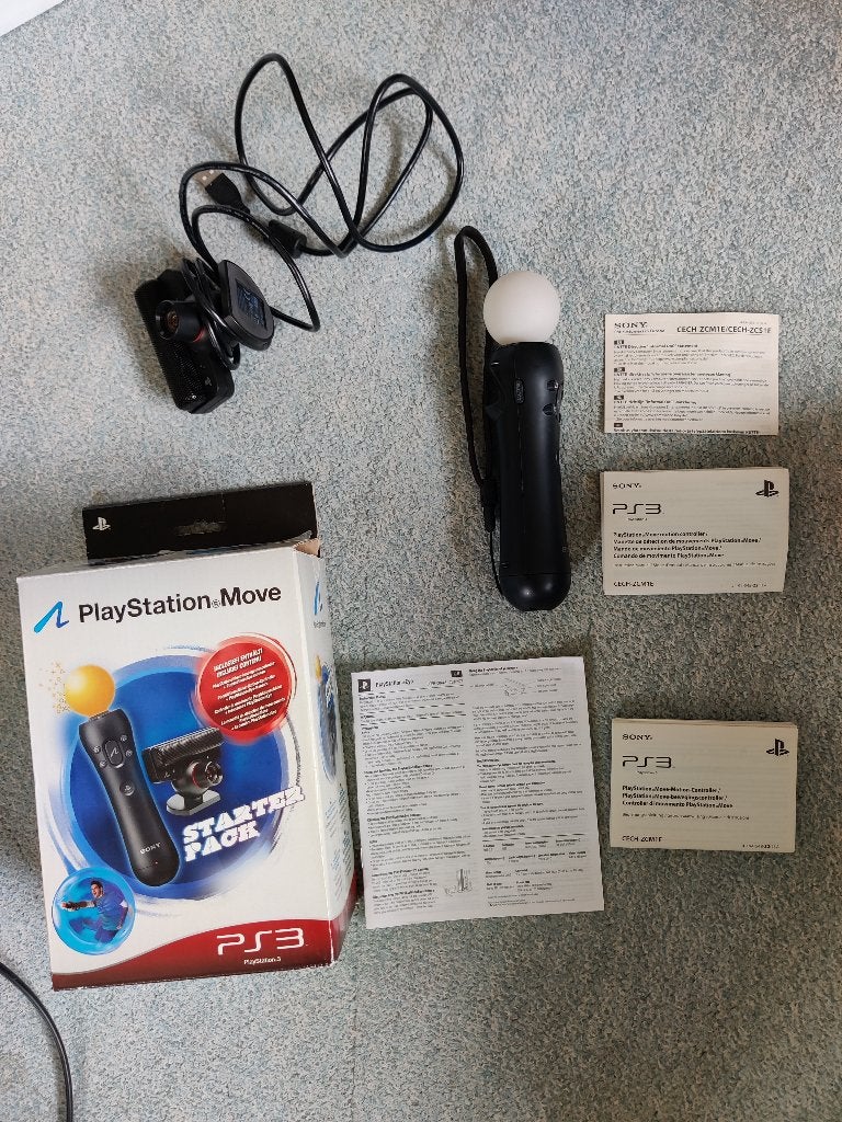 Sony Playstation Move Starterpack - met nieuwe batterij !!, Spelcomputers en Games, PlayStation 3, Ophalen of Verzenden, Zo goed als nieuw
