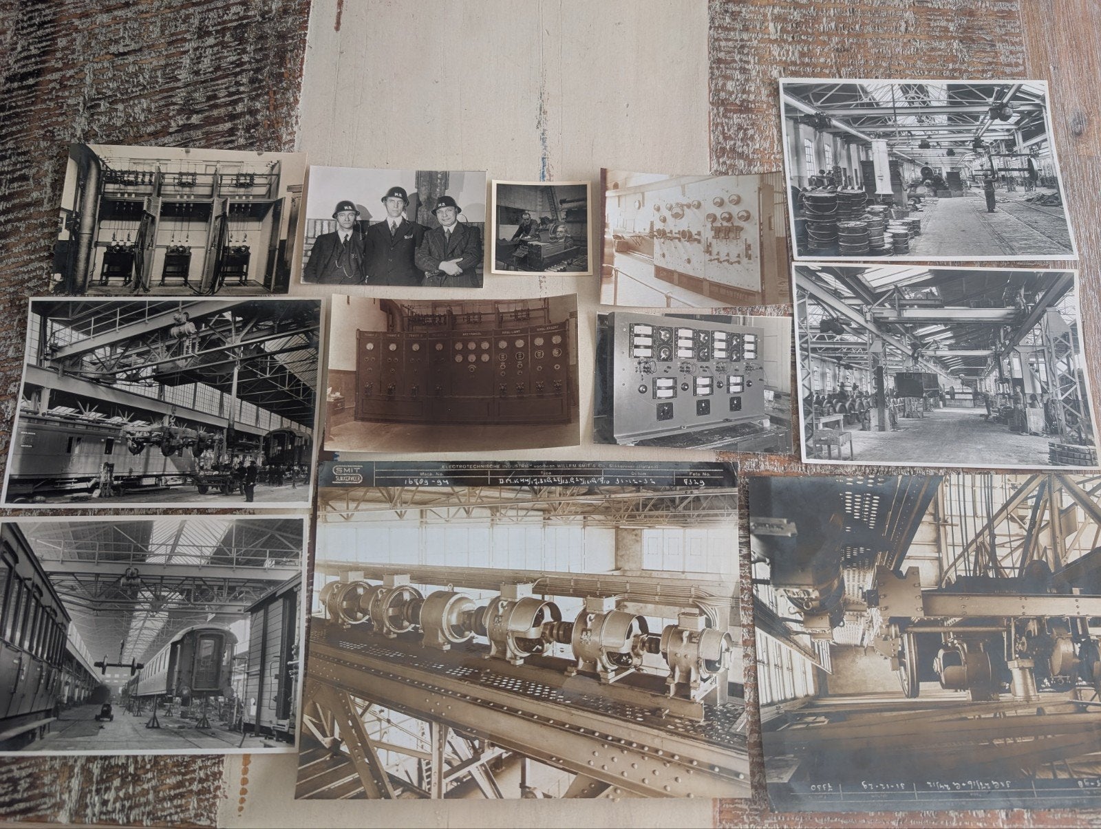 Originele NS / Smit Slikkerveer fabrieksfoto's, 1940 / 50, Verzamelen, Ophalen of Verzenden, Trein