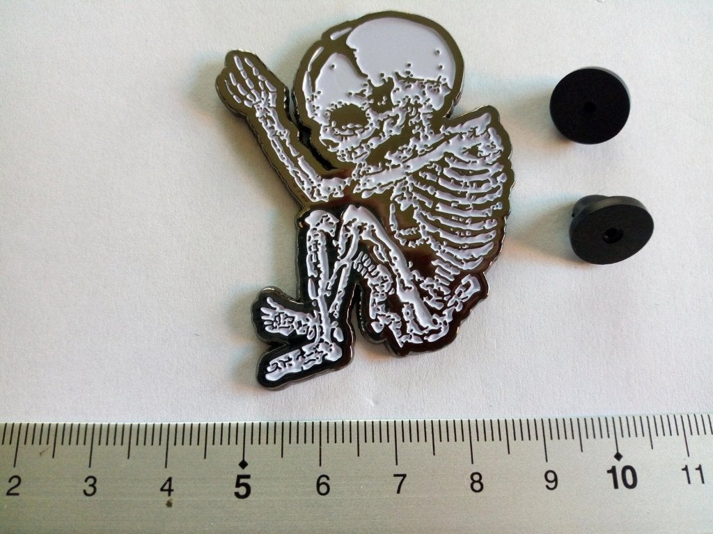 Cannibal Corpse leuke butchered at birth pin badge speld, Ophalen of Verzenden, Nieuw, Overige typen