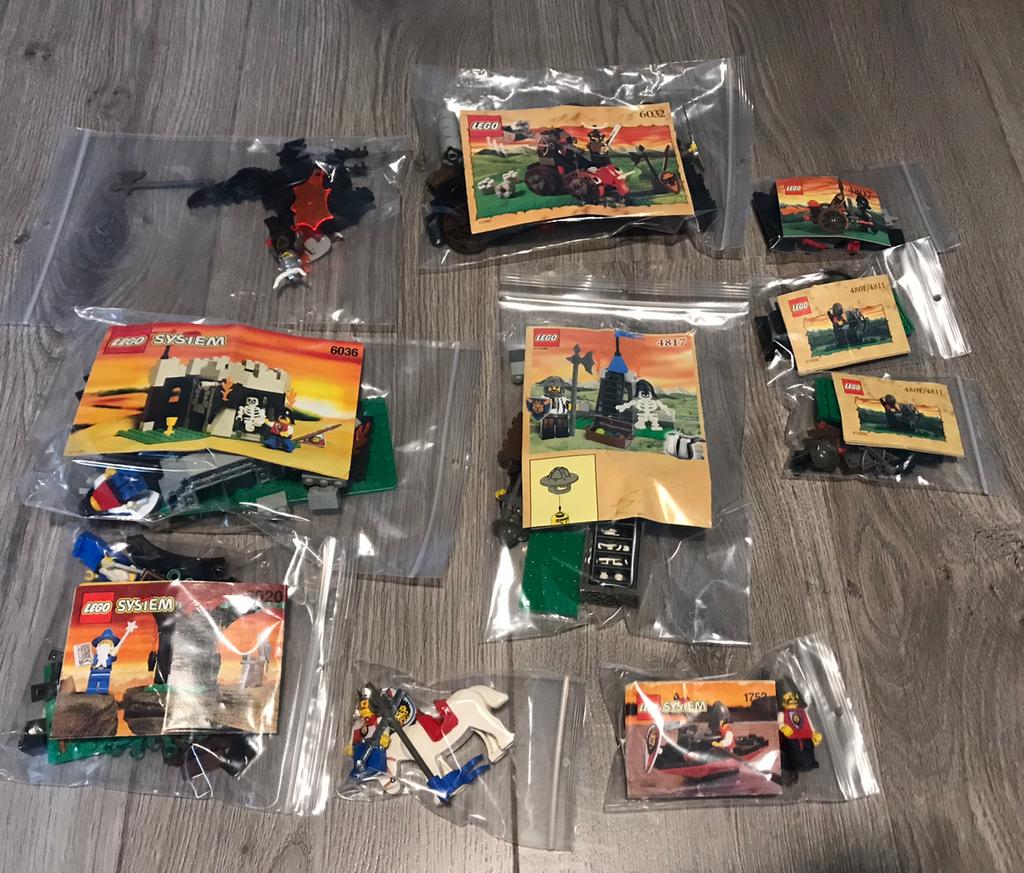 Lego castle setjes compleet Incl boekjes, Gebruikt, Lego, Ophalen of Verzenden, Castle