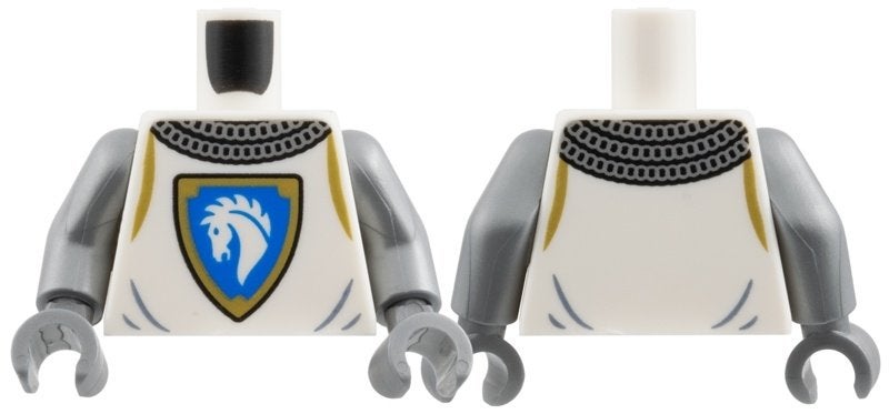 Lego Castle Minifig Torso Horse Knights (NIEUW), Lego, Nieuw, Ophalen of Verzenden, Losse stenen
