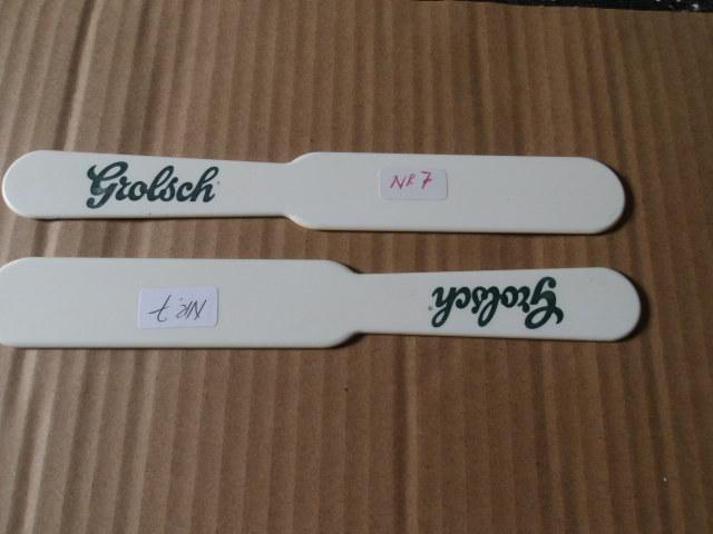 Grolsch bierafschuimer-/ spatel (nr.7), Ophalen of Verzenden, Nieuw, Overige typen, Grolsch