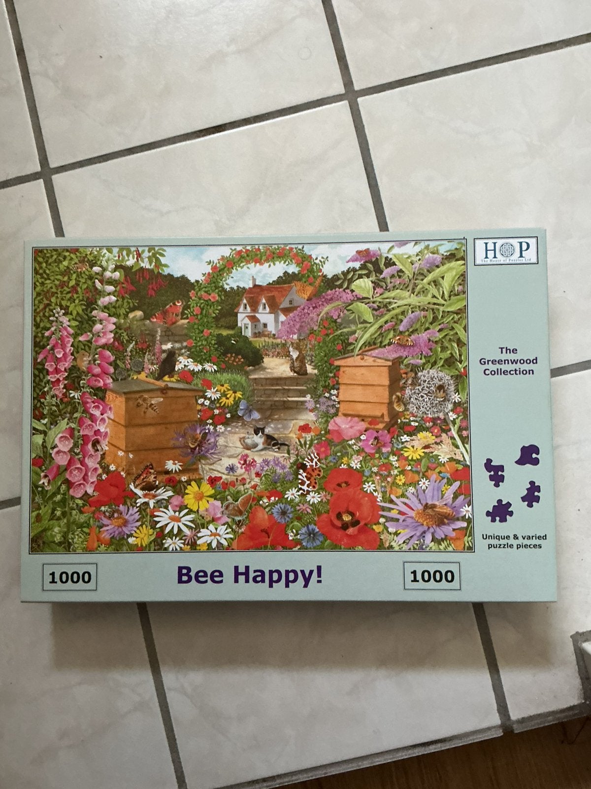 Bee Happy.   Hop puzzel, Ophalen of Verzenden, Zo goed als nieuw
