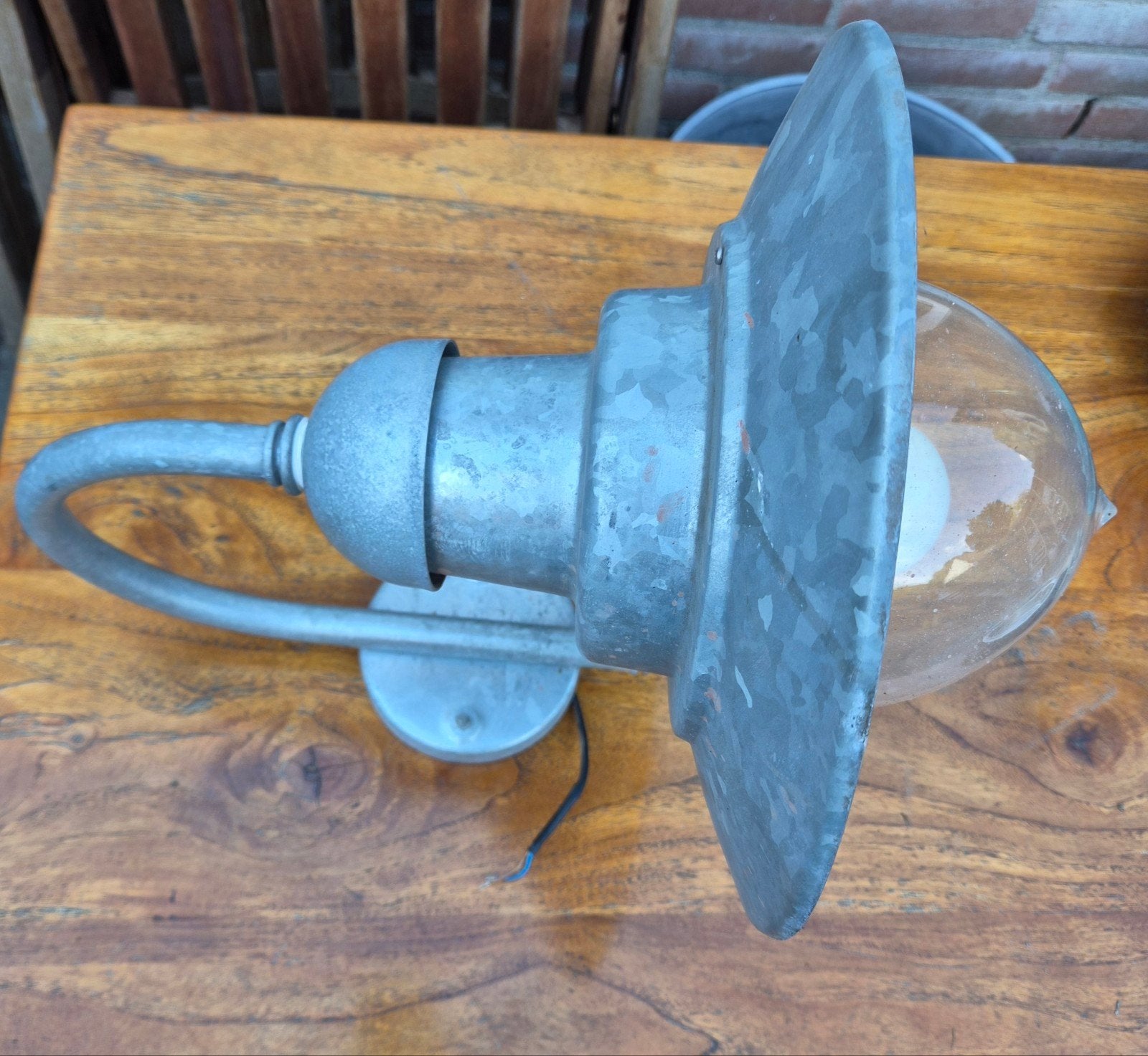 Vintage Buitenlamp, Ophalen, Gebruikt, Wandlamp, Netvoeding