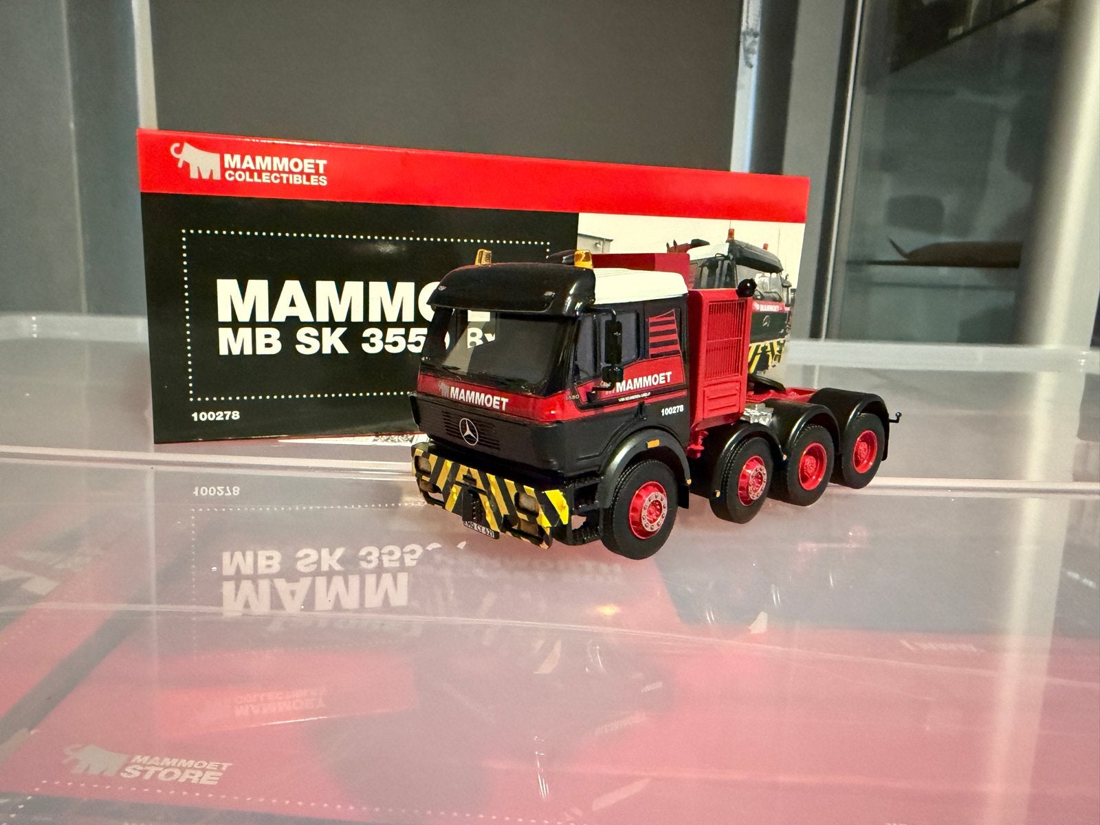 IMC Mammoet Mercedes Benz SK 3550 8X4 model vrachtwagen, Ophalen of Verzenden, Zo goed als nieuw, Overige merken