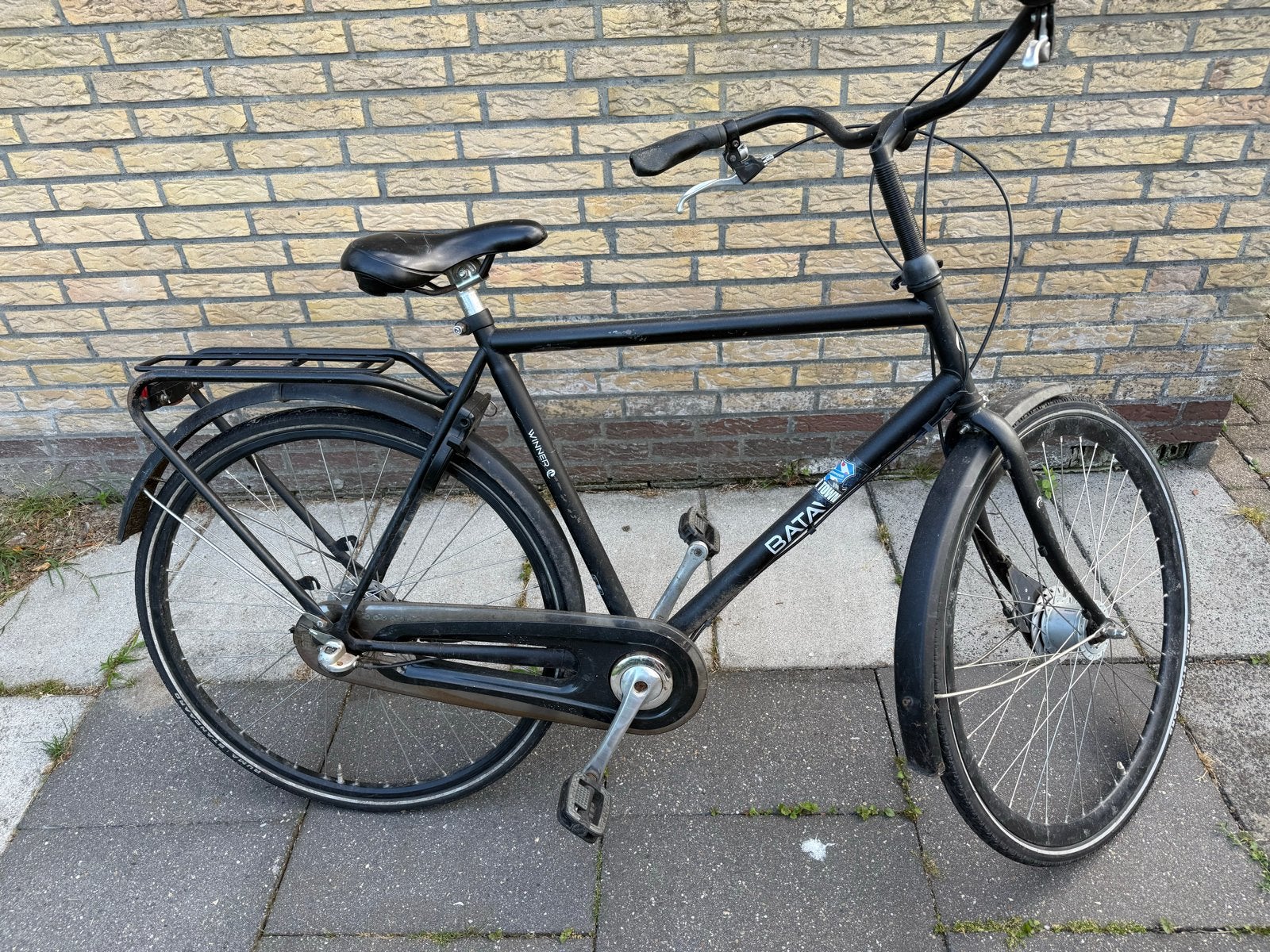 Batavus fiets voor tiener - Zwart - Gebruikt, Fietsen en Brommers, Ophalen, Gebruikt, Velgrem, Batavus