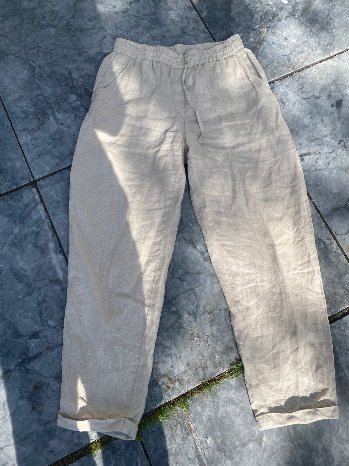 Prachtige 100% linnen Seasalt Cornwall broek NIEUW, Ophalen of Verzenden, Zo goed als nieuw, Beige, Lang