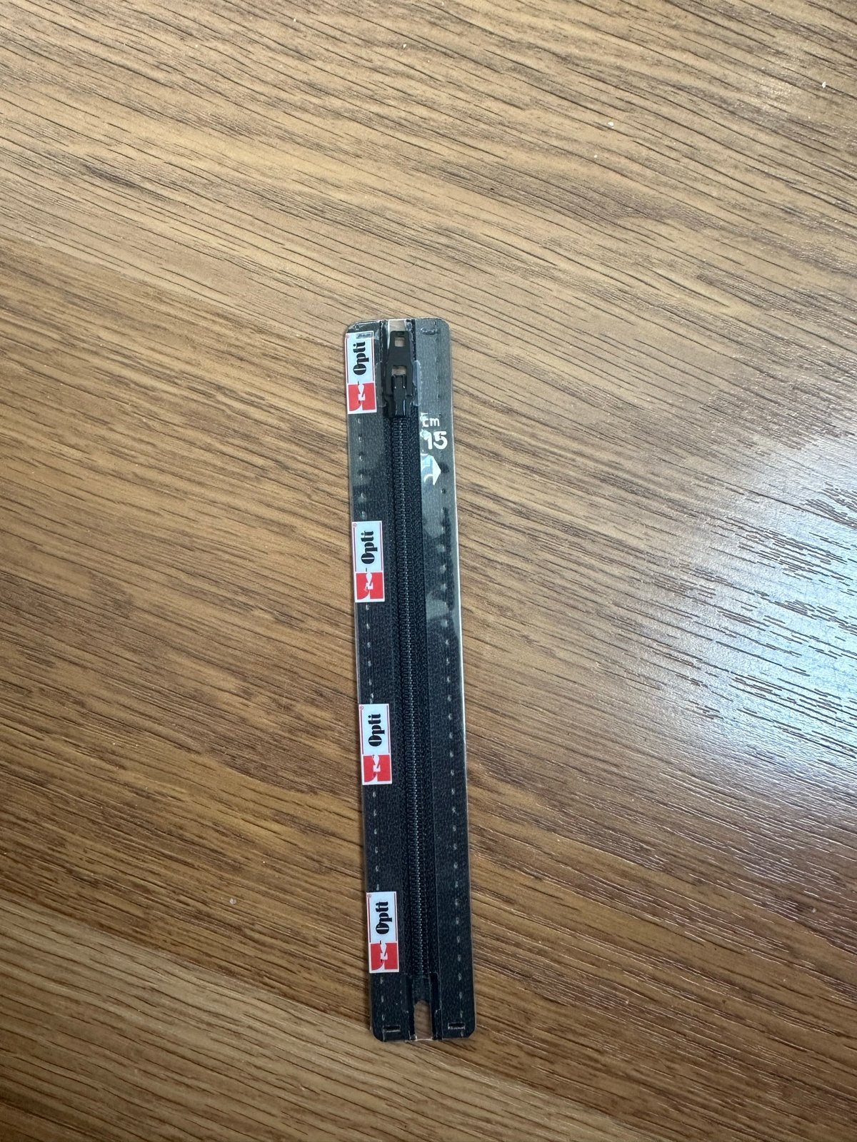 Opti rits 15 cm - Zwart, Ophalen of Verzenden, Nieuw, Rits of Sluiting