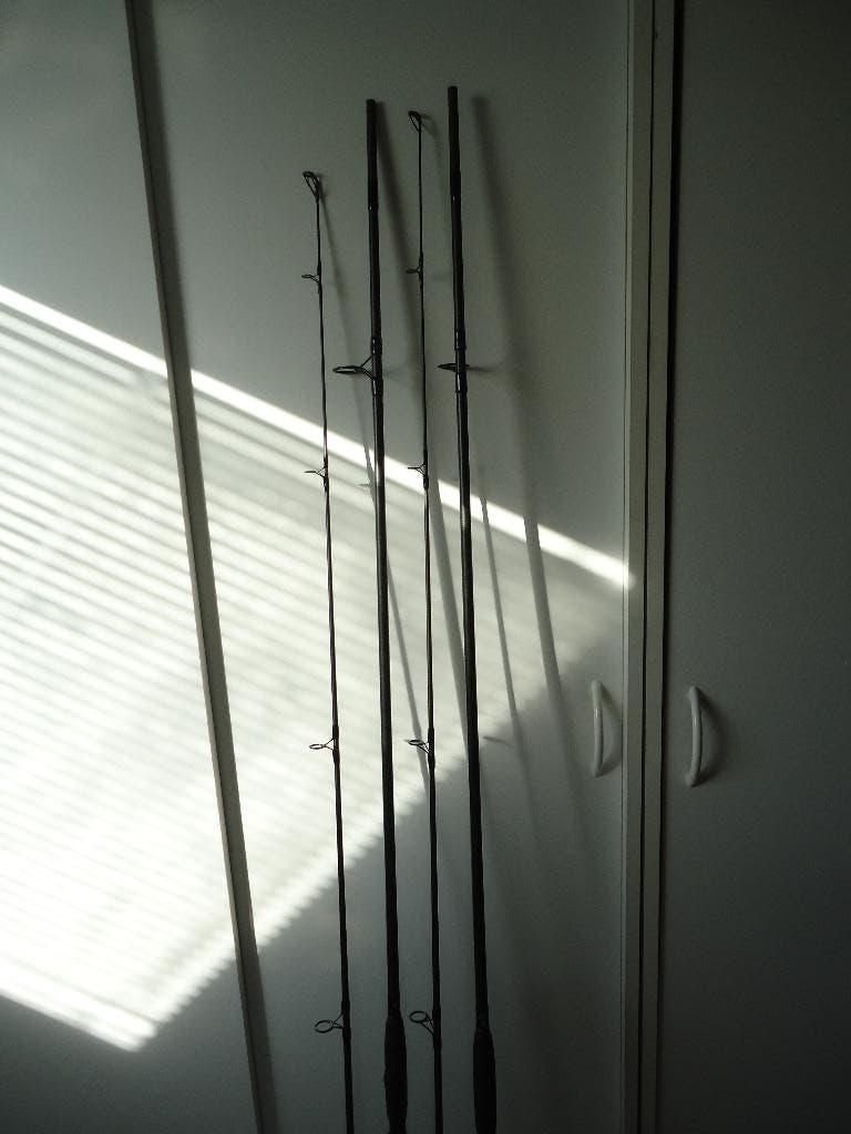 2 x GRADE ' N DORSEN  10ft  2.75 lb, Watersport en Boten, Ophalen, Gebruikt, Werphengel