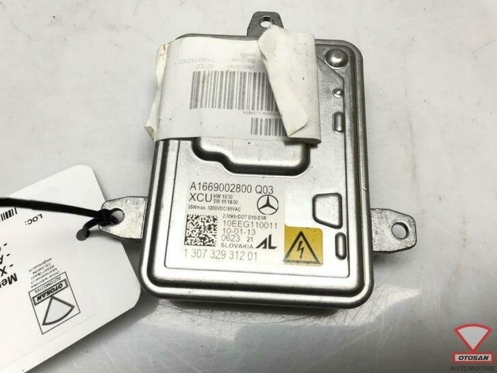 mercedes a b c e s cla xenon module starter a1669002800 5501, Gebruikt, Mercedes-Benz AG, Mercedes-Benz, Ophalen of Verzenden