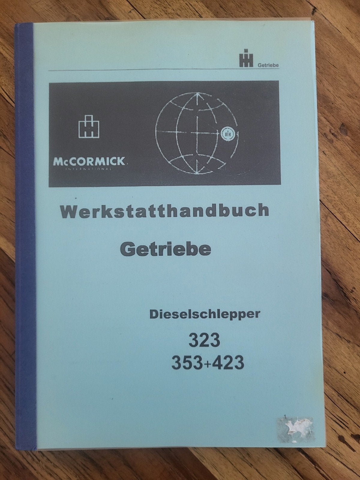 McCormick 323 353 423 IHC Werkstatthandbuch getriebe, Ophalen of Verzenden