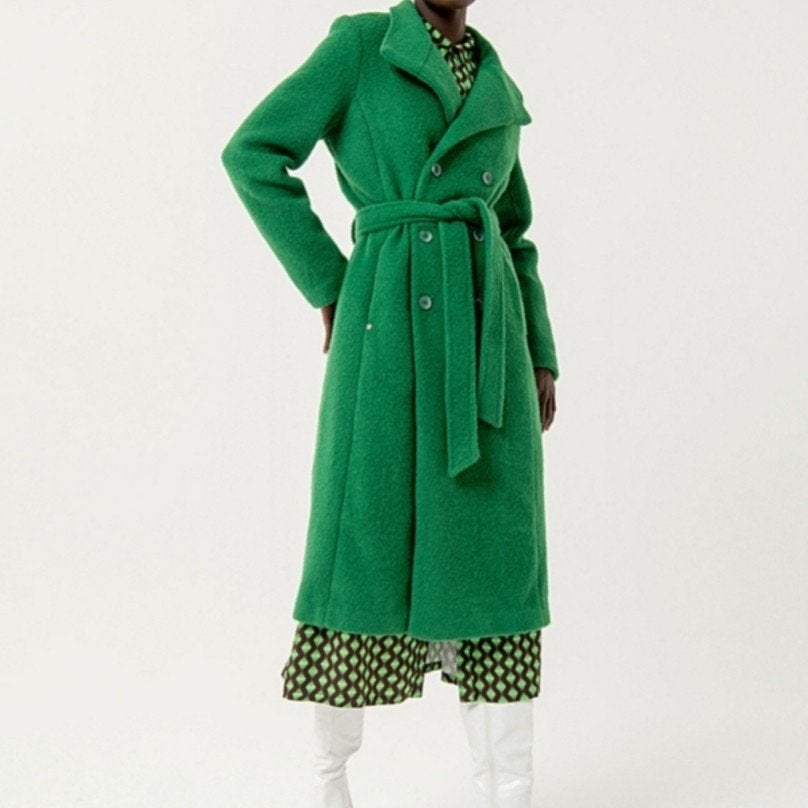 Surkana komkommergroene winterjas Xxl/44, Maat 46/48 (XL) of groter, Ophalen of Verzenden, Zo goed als nieuw, Surkana