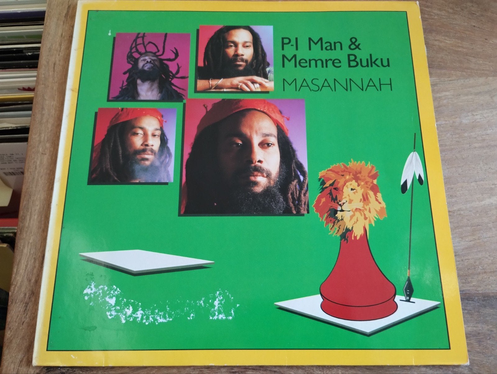 P-I Man & Memre Buku - Masannah LP (Reggae/Wereldmuziek), LP, Gebruikt, Originele persing, Ophalen of Verzenden