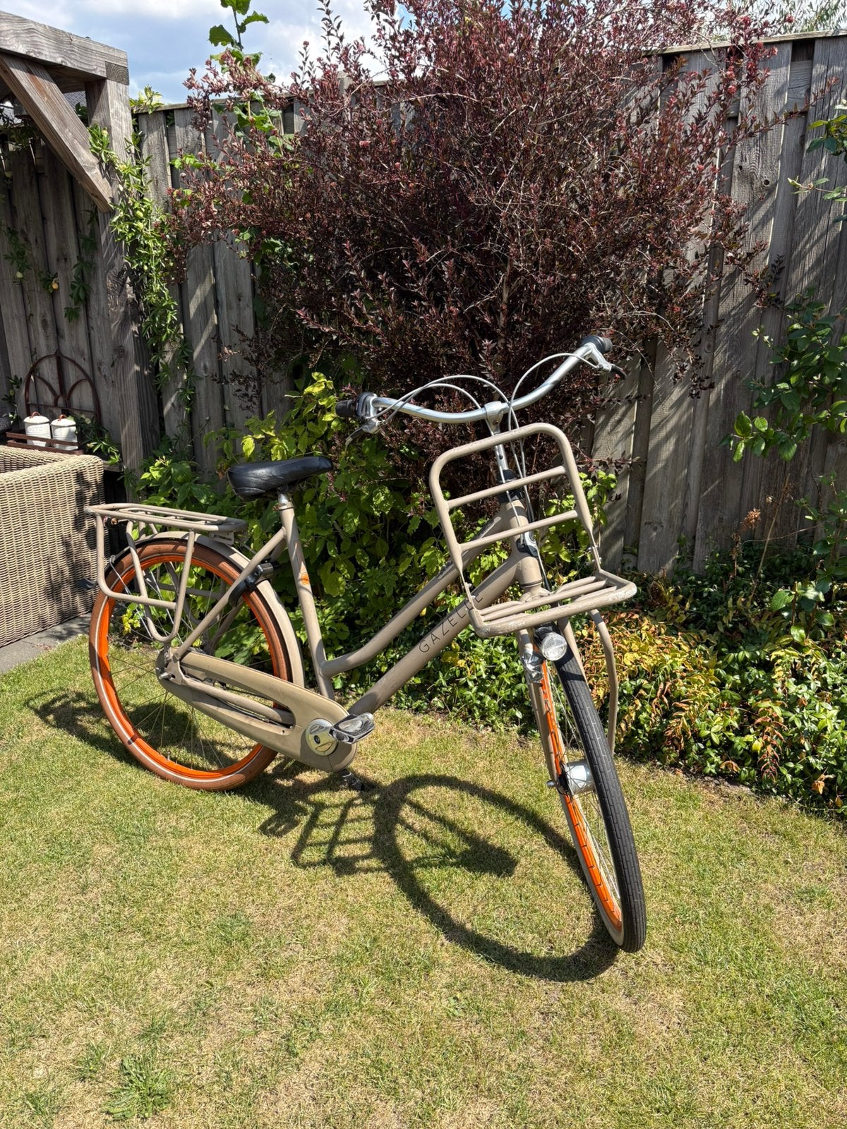 Gazelle fiets met voordrager, Ophalen, Gebruikt, Versnellingen, 56 cm of meer
