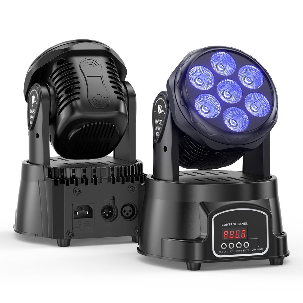 DJLicht Mini Led Movinghead 7x10 watt RGBW, Geluidgestuurd, ., Nieuw, Ophalen of Verzenden