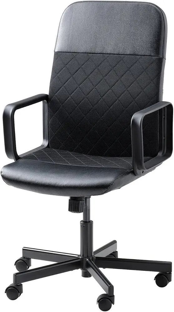 Office chair, Ophalen, Zo goed als nieuw, Zwart