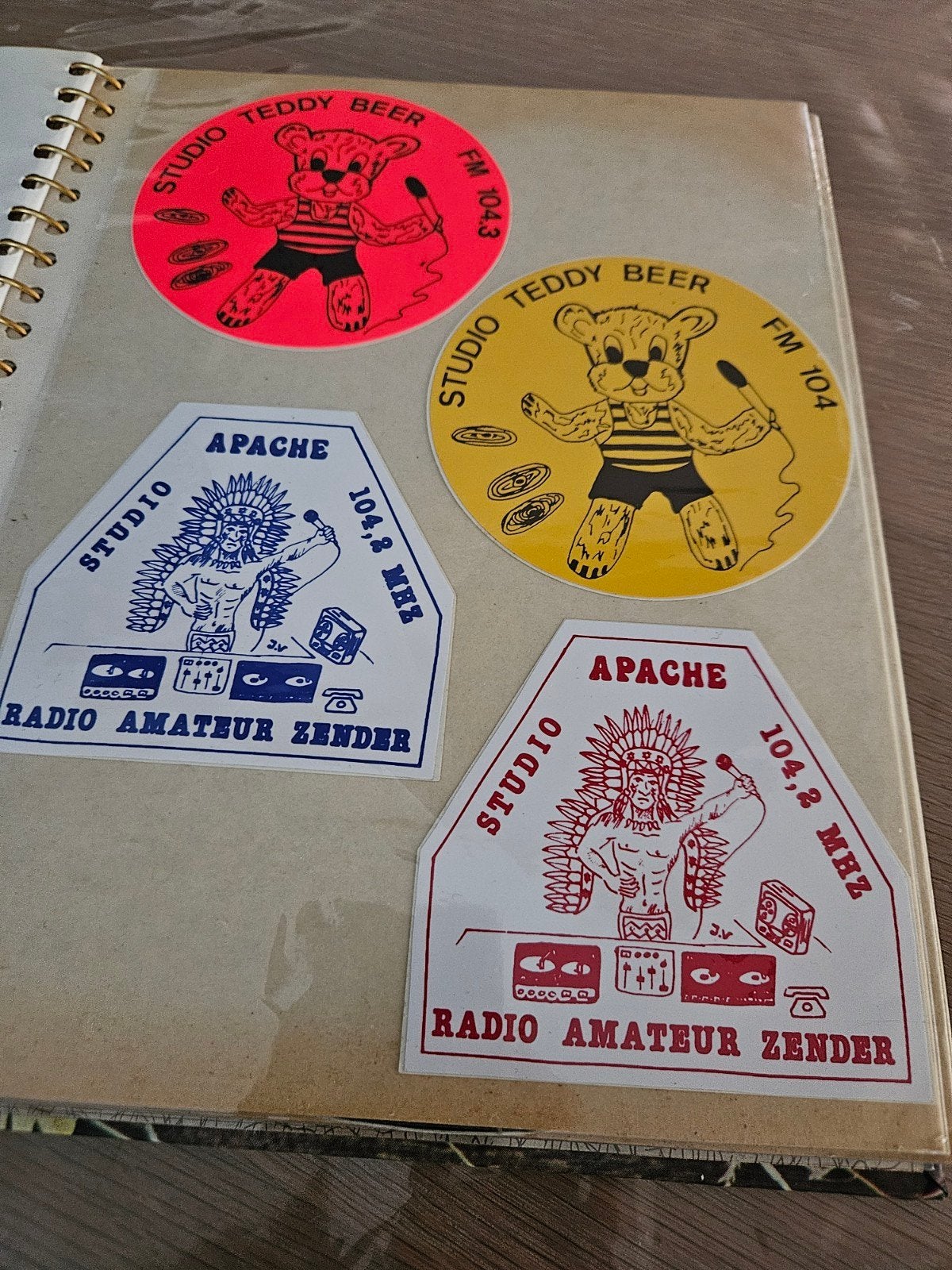 Geheime zender Zendpiraat stickers, Verzamelen, Ophalen of Verzenden