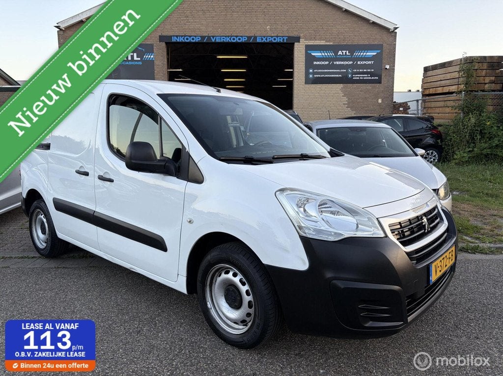 Zeer Nette Peugeot Partner 1.6! DEALER ONDR. NAP Apk 2027, 4 cilinders, Origineel Nederlands, Bedrijf, 2 stoelen