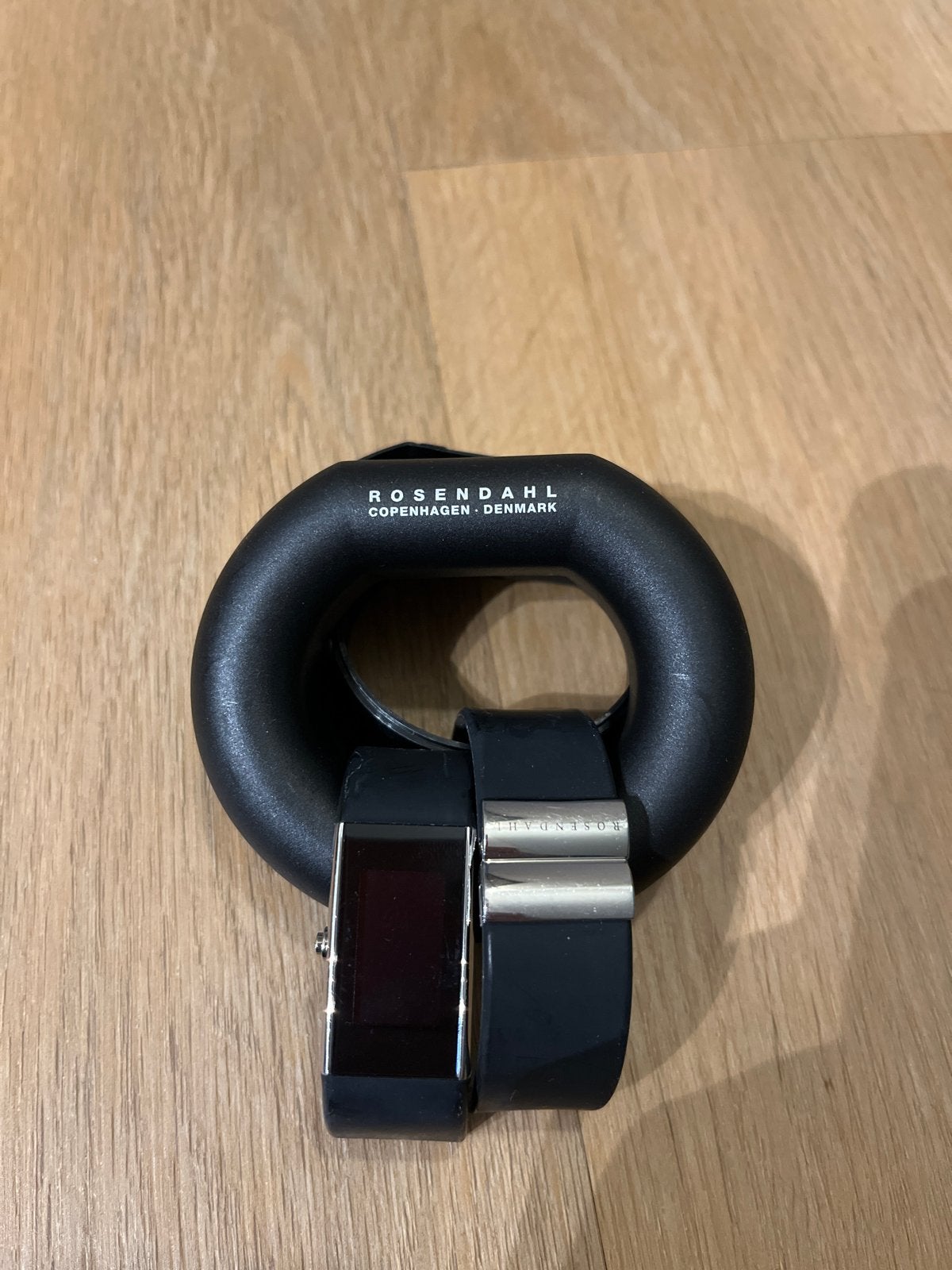Rosendahl Digitaal Horloge met Gebroken Bandje, Ophalen of Verzenden, Gebruikt, Zwart